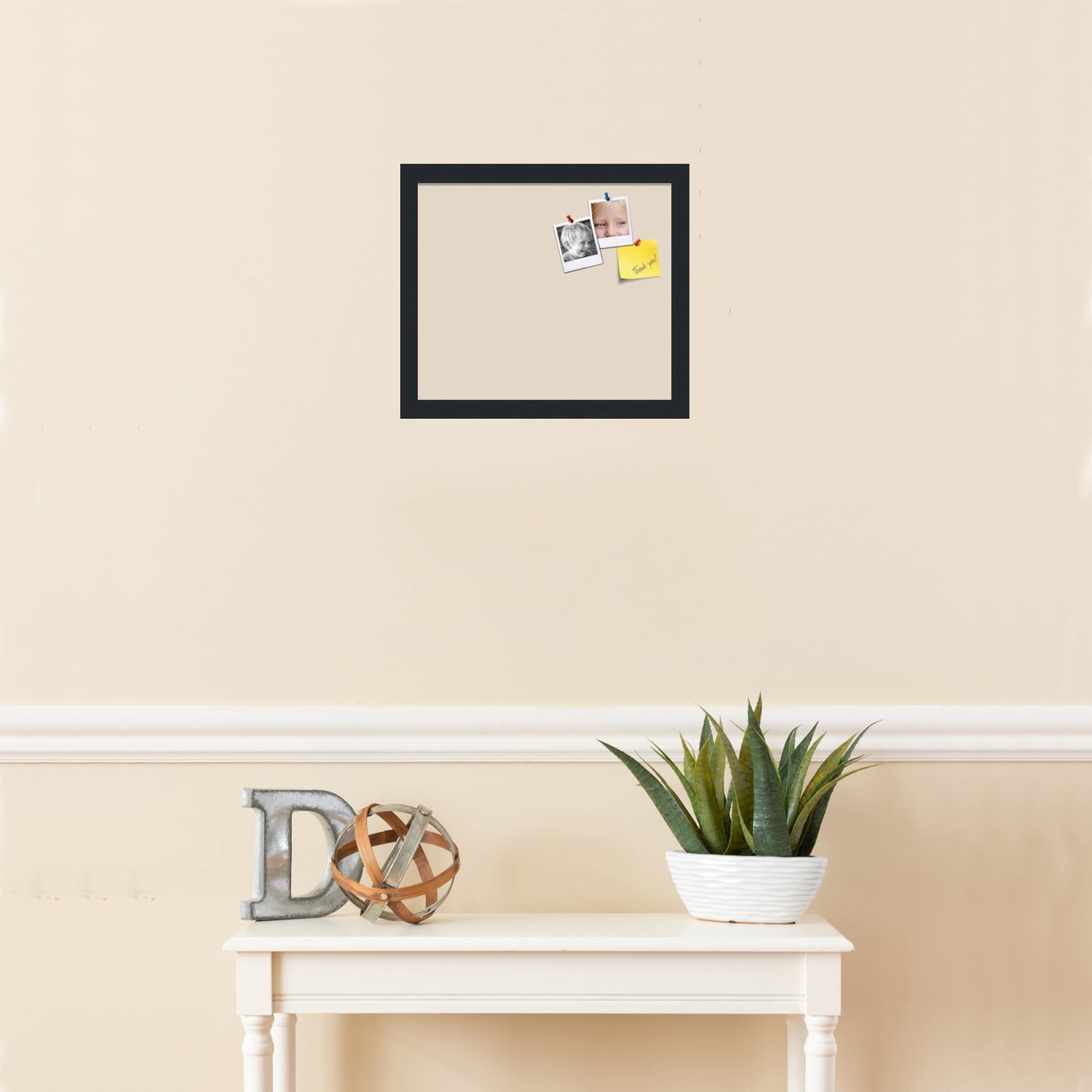 PinPix 14x12 Custom Cork Bulletin Board Desert Pastel Poster Board Has a Fabric Style Canvas Finish, Framed in Desert Pastel, by ArtToFrames (PinPix-1815)