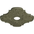 thumbnail image 3 of Ekena Millwork 17 3/4"OD x 3 1/8"ID x 1"P Peralta Ceiling Medallion (Fits Canopies up to 4 5/8"), Hand-Painted Spartan Stone, 3 of 6
