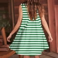 thumbnail image 4 of Uaswgudfs ​Summer Dresses for Women 2025 Sleeveless Striped Midi Sundress – V-Neck Casual with Contrast Panels & Breezy Fit Green L, 4 of 7