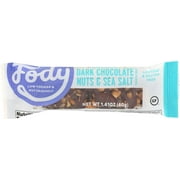 Fody Foods Dark Chocolate Nuts and Sea Salt Bar, 1.41 Ounce -- 12 per case.