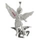 thumbnail image 2 of JOYARIS Dije Grande San Miguel Arcangel Zirconias Plata Solida 925 DM-0001167, 2 of 4