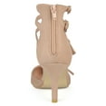 thumbnail image 4 of Women's Pointed Toe Faux Suede Multi-strap High Heels, 4 of 9