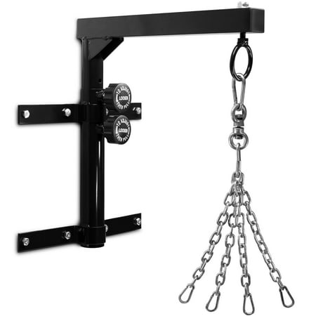 Yes4All Wall Mount Heavy Bag Hanger with Heavy Bag (Best Heavy Bag Mount)