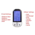 thumbnail image 4 of Graflsoa Orange Wireless BBQ Thermometer with Waterproof Probe, 0-250℃ Range, 20-30m RF Transmission, Battery Not Included, Model SN023, 4 of 7
