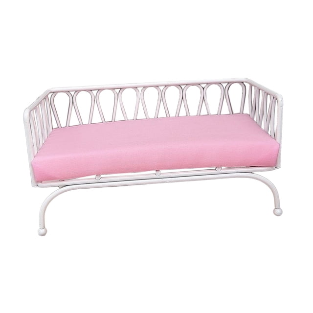 BELOVING Miniature Sofa 1:12 Scale Photography Props Ornament Mini Bench Chair Lounge White
