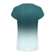 thumbnail image 4 of Fiudx Tops para Mujer Blusa de Camiseta de Manga Corta con Cuello En V y Estampado Degradado a La Moda para Mujer, 4 of 4