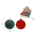 thumbnail image 4 of Boules Décoratives En Verre Velours (Assortiment) (12/Disp.) - Lot De 12, 4 of 4