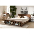 thumbnail image 6 of Baxton Studio Regina Ash Walnut Brown Finished Wood Full Size Wood Storage Bed, 6 of 6