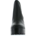 thumbnail image 3 of Delicious Women's Semper Faux Leather Closed Toe Elastic Side Panel Lug Platform High Heels Ankle Bootie, 3 of 4