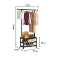 thumbnail image 2 of Perchero Zapatera Fasilyt 3 niveles organizador de ropa Con ruedas, 2 of 5