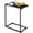Black, variant on C-Shaped End Table, Small Side Tables for Sofa, Wide Couch Table That Slide Under, Laptop Snack Table for Living Room, Bedroom, Home Office