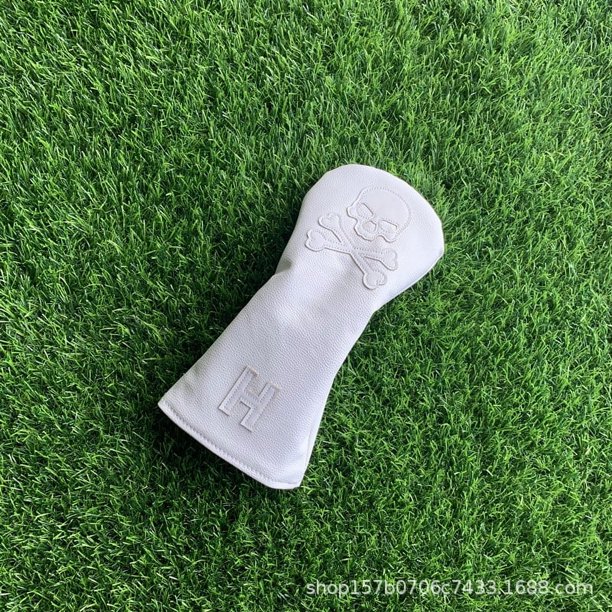 Funda de palo de golf con forma de calavera n.° 1, funda de madera para palo de golf con forma de pata de pollo, funda protectora para cabeza de pelota de golf