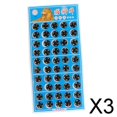 thumbnail image 1 of Runquan 3-6pack 50 pair Sew-on Metal Snap Fastener Button Press Button DIY Sewing Craft 3 Pcs, 1 of 8