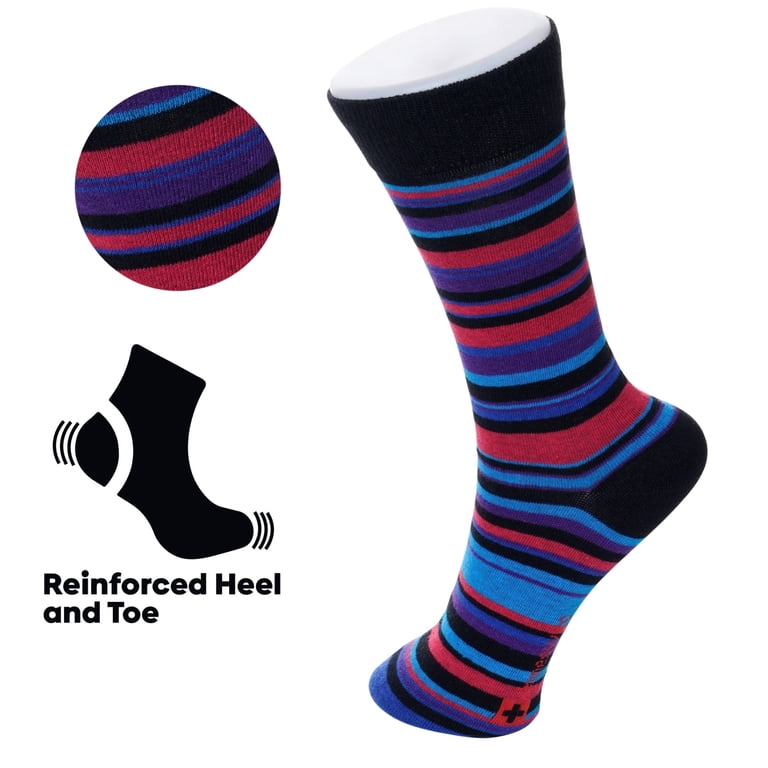 Alpine Swiss Men's Cotton Dress Socks, 6-Pack photo 4