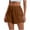 Brown, variant on Xunlbb Shorts for Women,Women Casual Solid Pants Drawstring Waist Athletic Gym Shorts With Pocket,Khaki S