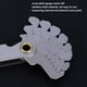 thumbnail image 5 of Calibre de Tornillo 20 Piezas Métrico Calibre de Paso de Rosca de 60 Medidor de Paso de Tornillo de Acero Inoxidable Herramienta de Medición de Calibre de Tapón de Rosca ANGGREK Otros, 5 of 8