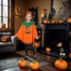 thumbnail image 4 of Costume Pumpkin Noctilucent Cloak With Headband Performance Festival Costume, 4 of 4