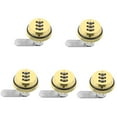 thumbnail image 4 of 5pcs Cabinet Lock Coded Showcase Lock Combination Password Security Lock Metal Lock, 4 of 8