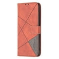 thumbnail image 2 of For Samsung Galaxy S24 Ultra 5G Magnetic Buckle Rhombus Texture Leather Phone Case, 2 of 5