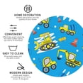 thumbnail image 3 of Honeii Cute Car Cartoon print Leather Coaster Set of 4, ideal for safeguarding your furniture from drinks spills and effortless cleanup-Round Shape, 3 of 6