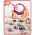 thumbnail image 5 of Bliss Travel Jars Set - 5 Piece Refillable Travel Size Containers with Lid and Spatula for Toiletries, Liquid, Creams, 5 of 7