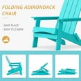 thumbnail image 7 of Dycanpo Folding Adirondack Chairs Set of 6, Hdps Poly Outdoor Chair Weather Resistant, Aruba Blue, 7 of 7