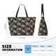 thumbnail image 4 of Fotbe Owls In Cartoon Style Bolsa de Viaje para Playa - Resistente al Agua, Bolsa Tote de Gran Capacidad y Ligera con 7 Bolsillos para Mujeres y Hombres, 4 of 7