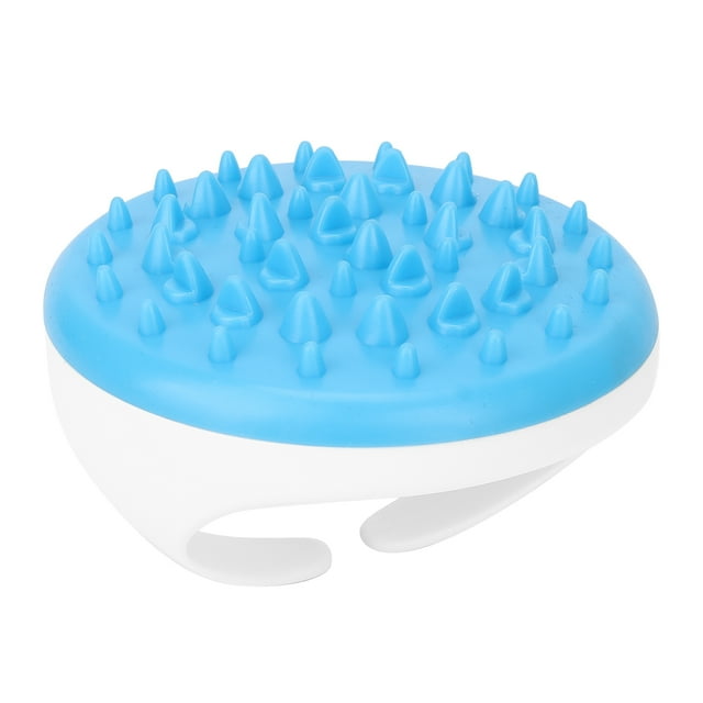 Cepillo de masaje de meridianos Masajeador de cuero cabelludo de silicona Cepillo de masaje de mano Cepillo de masaje de meridianos, cepillo de bao masajeador de celulitis Ahorre esfuerzo para uso dom LHCER No