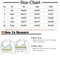 thumbnail image 2 of Sports Bras for Women Padded Bra with Back Support and Posture Front Close Bras for Women Sports Bras for Women Plus Size Lace Sports Bras for Women Bras for Women 36d Padded, 2 of 3