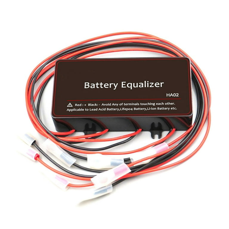  iSunergy Battery Equalizer 48V - Max 4 x 12V Battery Voltage  Balancer for Gel Flood AGM Lead Acid Lithium Battery (HA02 Balancer) :  Patio, Lawn & Garden