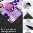 thumbnail image 3 of Purple Butterfly Flower Text Pattern Kitchen Rugs Sets Of 3,Kitchen Runner Rugs Non Skid Washable,Decorative Kitchen Floor Mats for Kitchen,Sink,Laundry,17"x30"+ 17"x47" + 17"x59", 3 of 6