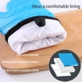 thumbnail image 4 of Manoplas De Horno De Silicona Profesional Premium Guantes De Horno Antideslizantes Flexibles Guantes De Horno Resistentes Al Calor Para Cocina Hornear Asar Barbacoa Microondas Speravity HA022268-00, 4 of 6