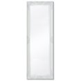 thumbnail image 1 of vidaXL Miroir Mural Style Baroque 140x50 cm Blanc, 1 of 5