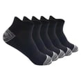 thumbnail image 1 of 5 pares de calcetines de verano para hombre, calcetines náuticos de malla, calcetines de algodón con talón anticaída y levantamiento de orejas, calcetines transpirables, 1 of 6