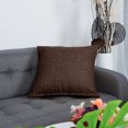 thumbnail image 2 of PiccoCasa Blank Cotton Linen Throw Pillow Cover 18"x18" Decor Cushion Cover, Brown, 2 of 7