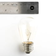 (Box of 25) S14 Clear 11-Watt E26 Base Light Bulbs
