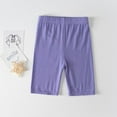 thumbnail image 4 of Uccdo 3 Packs Little Girls Summer Solid Leggings Capris Modal 1/2 Pants, Toddler Sports Dance Shorts Half Legggings 3-10 Years, 4 of 7