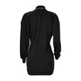 thumbnail image 5 of Seyurigaoka Women Juniors 2Pcs Outfits, Long Sleeve Off Shoulder Mini Dress + Halter Tank Tops Sets, 5 of 6