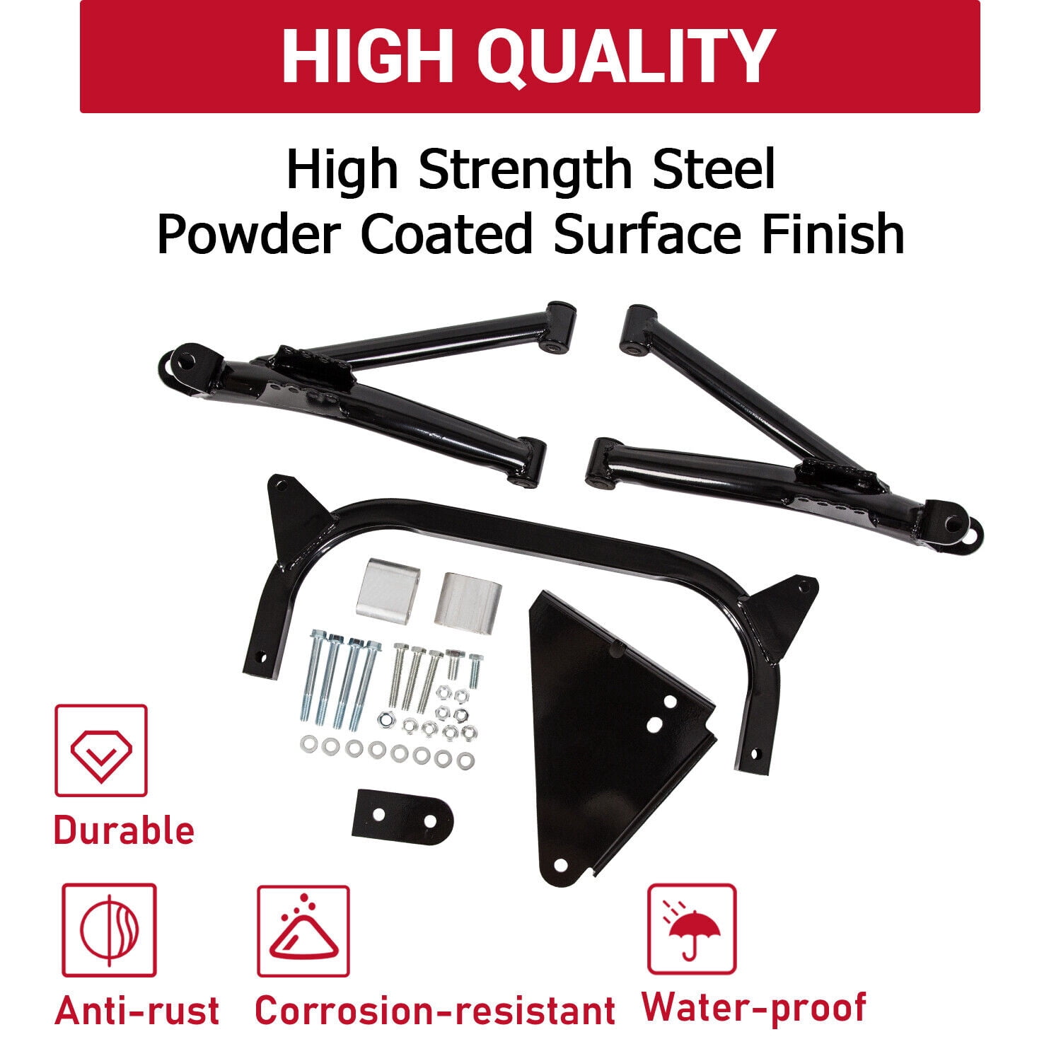 Kojem 6" A-Arm A Arm Lift Kit for 1995-2002 Yamaha Golf Cart G8-G14 G16 G19 G20 Electric/Gas Model