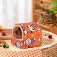thumbnail image 6 of Guinea Pig Hideout,Guinea Pig Bed,Rat House,Winter Warm Hamster Bed Small Animal Cage Accessories Bedding for Pig Ferret Squirrel Playing Sleeping,Pink,L, 6 of 9