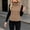 Brown women sleeveless fleece vest a1, variant on Bzdzmqm Womens Fleece Vest Full Zip Sleeveless Jacket Stand Collar Solid Cozy Warm Fall Winter Outdoor Work Daily Wear Outfits, Brown 2XL