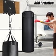 thumbnail image 3 of Limei Heavy Punching Boxing Bag Hanger Wall-Mounted Hook Rustproof Strong Load-bearing 360-Degree Rotation Wall Ceiling Mount Wood Beam Hook Kit, 3 of 7