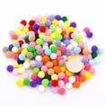 thumbnail image 4 of Multicolor Pom Poms Balls,Pom Poms Arts and Crafts,Soft and Fluffy Craft Pom Poms,Mini Pom Poms for Crafts,Assorted Sizes Colors Pompoms for Arts and Craft Making Decorations,Craft Supplies, 4 of 8