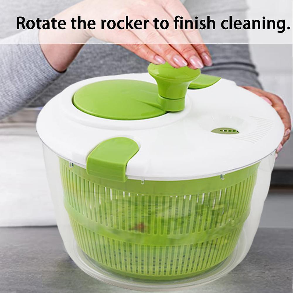 Essoreuse à Salade électrique - 3L, Double Couche, Rotation Rapide | Pour Légumes Et Fruits Frais