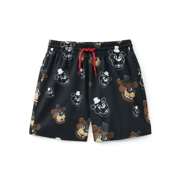 Five Night at Freddy's Boys' Print Swim Shorts, Sizes XS-XL