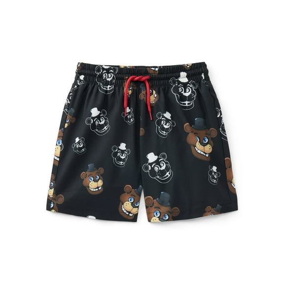 Five Night at Freddy's Boys' Print Swim Shorts, Sizes XS-XL