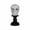 #02, variant on Homellea Halloween Eyeball Candle Lamp, 5 Inch LED Electronic Candlestick Night Light with Black Pedestal Base, Flameless Tabletop Decor for Mantel, Shelf, Desk, Party and Home Decor