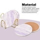 thumbnail image 5 of Bebida Portavasos con Soporte, 6uds 4 - Corcho Base Posavasos para Bebidas, Arenisca Estilo para Tipos de Tazas, Hogar Decoración, Madera Mesa (Púrpura), 5 of 6