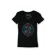 thumbnail image 1 of Vans Womens Late Drop V-Neck Graphic playera, negro, pequeño Vans Camiseta gráfica, 1 of 2