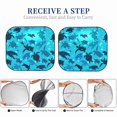 thumbnail image 5 of Picia World Turtle Day 2 Piece Car Windshield Sun Shade Foldable | Foldable Sun Shield for Front Window Blocks UV Rays and Keeps Your Vehicle Cool-Medium, 5 of 7